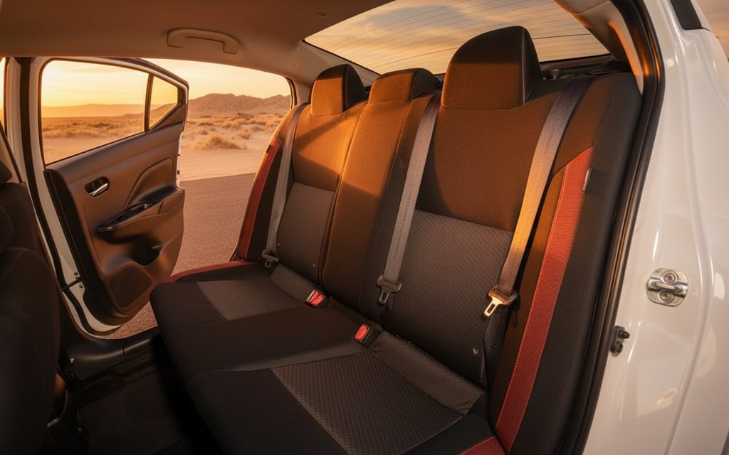 Nissan Versa 2024 leather seats and cabin