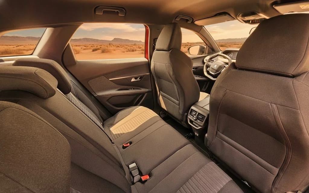 Peugeot 3008 2023 leather seats and cabin