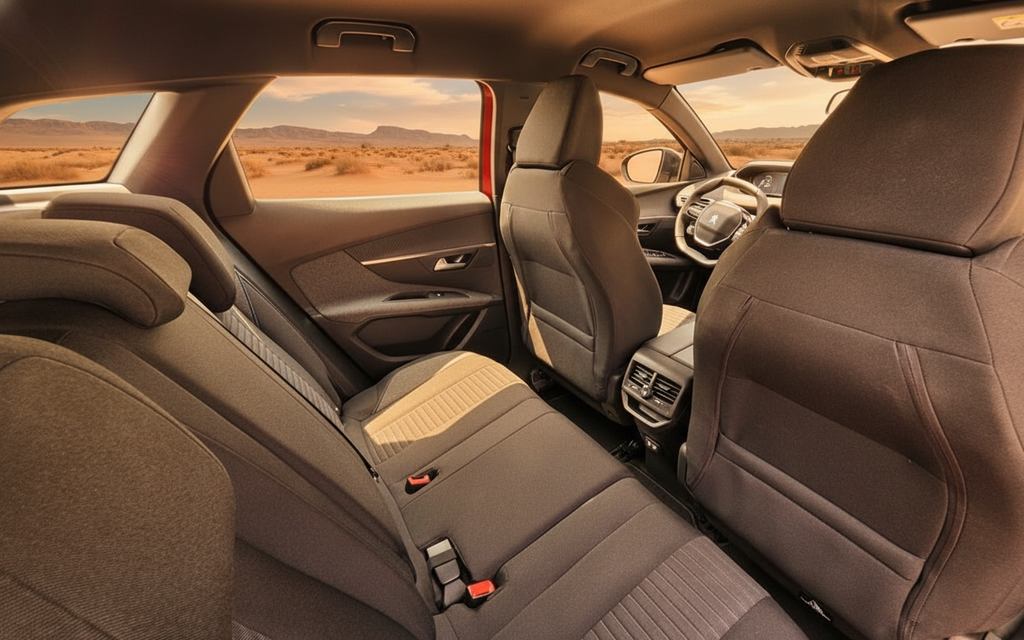 Peugeot 3008 2023 leather seats and cabin