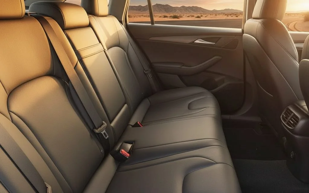 Hyundai Elantra 2022 leather seats and cabin