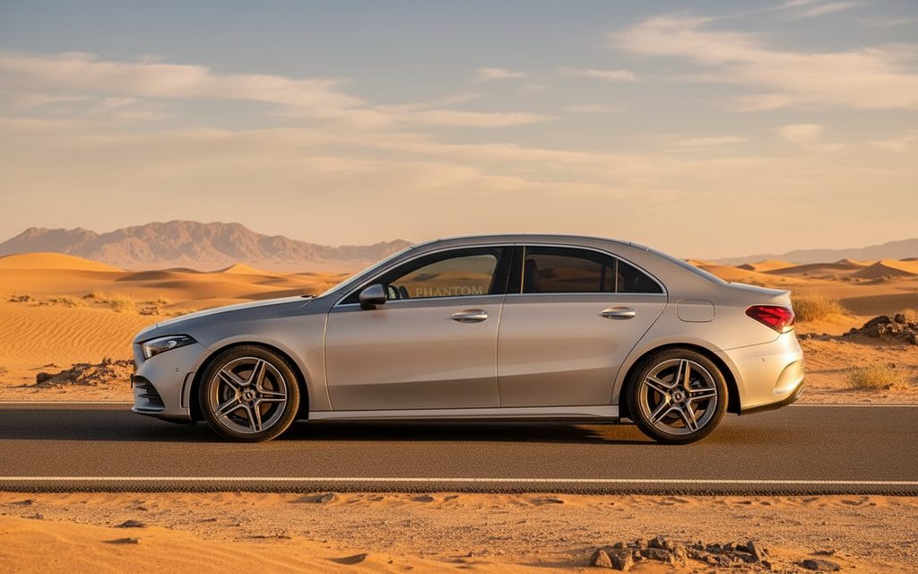 Mercedes A200 2020 Silver side profile