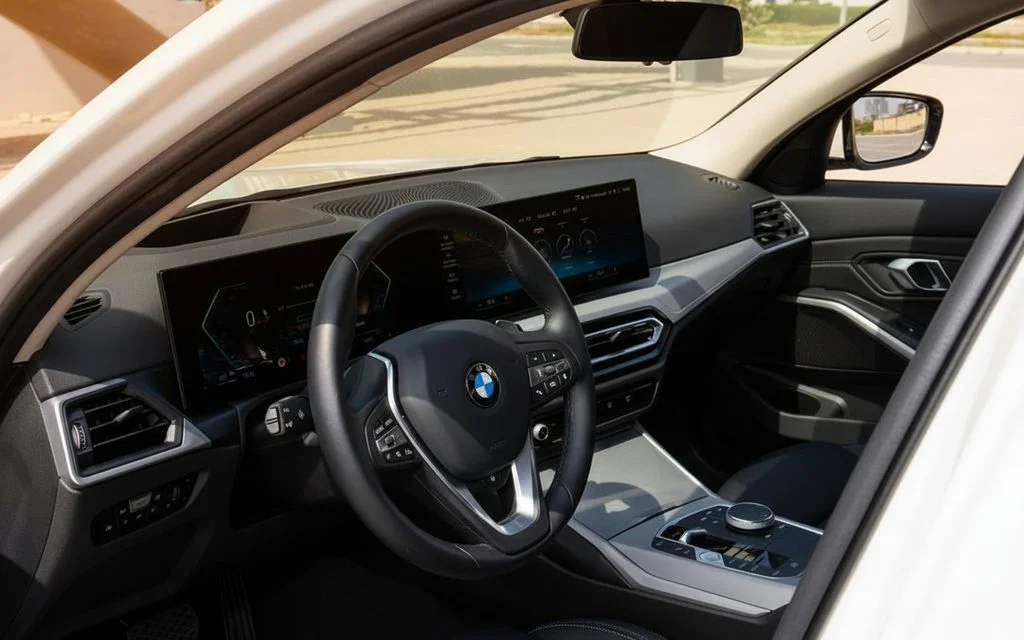 Bmw 320 2022 dashboard and infotainment