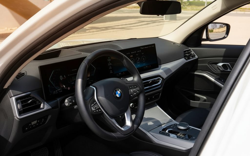 Bmw 320 2022 dashboard and infotainment