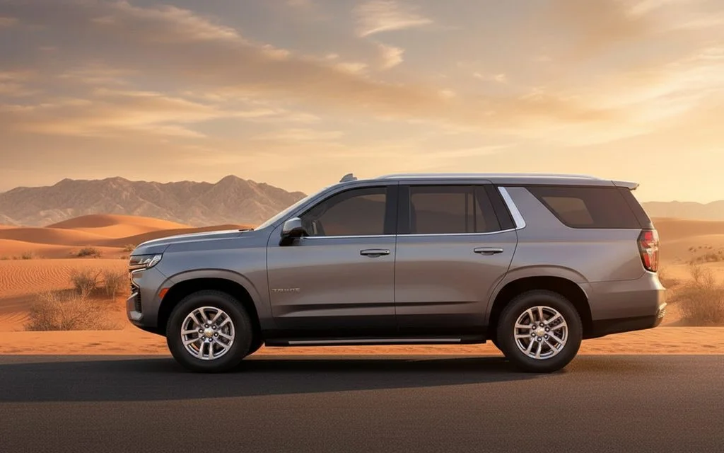 Chevrolet Tahoe 2021 Grey side profile