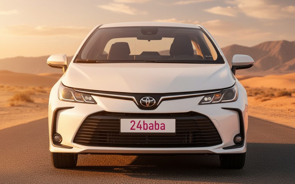 Toyota Corolla 2022 Black front view with headlights