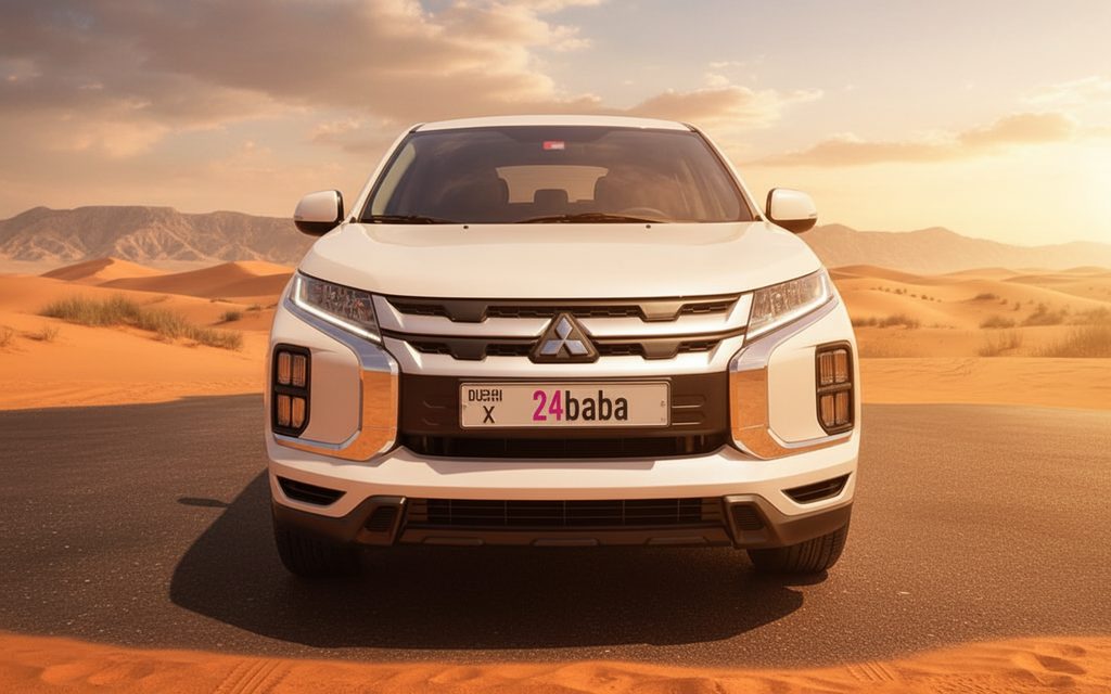 Mitsubishi Asx 2024 White front view with headlights