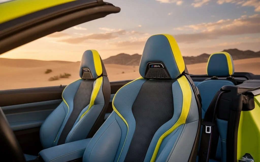 Bmw M4 2023 leather seats and cabin