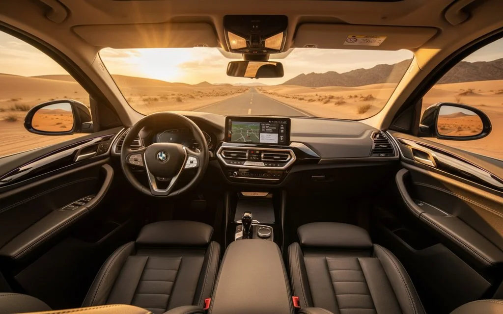 Bmw X4 2022 dashboard and infotainment