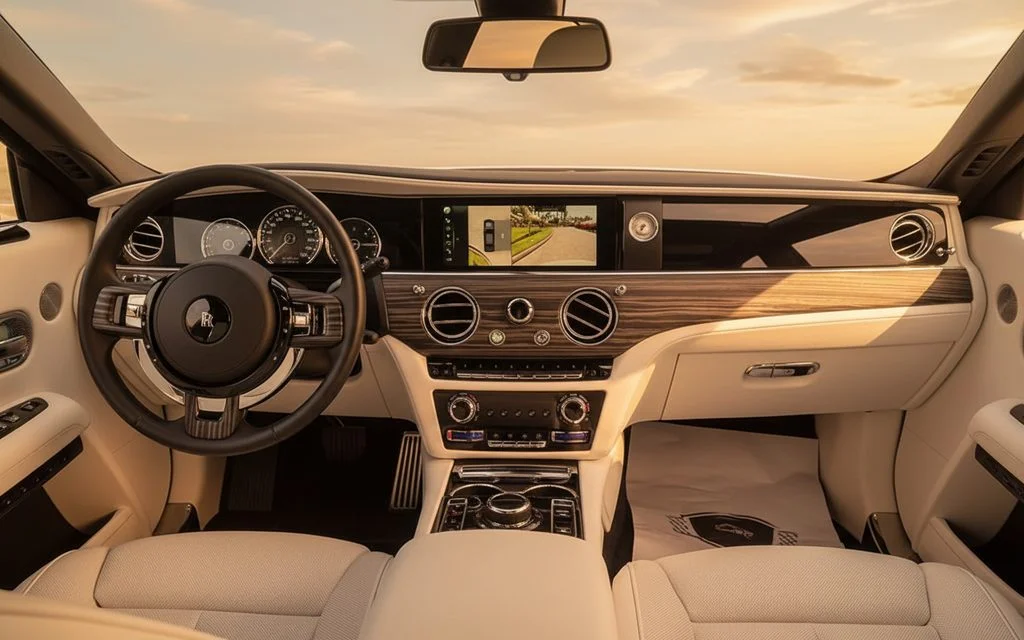 RollsRoyce Ghost 2021 dashboard and infotainment