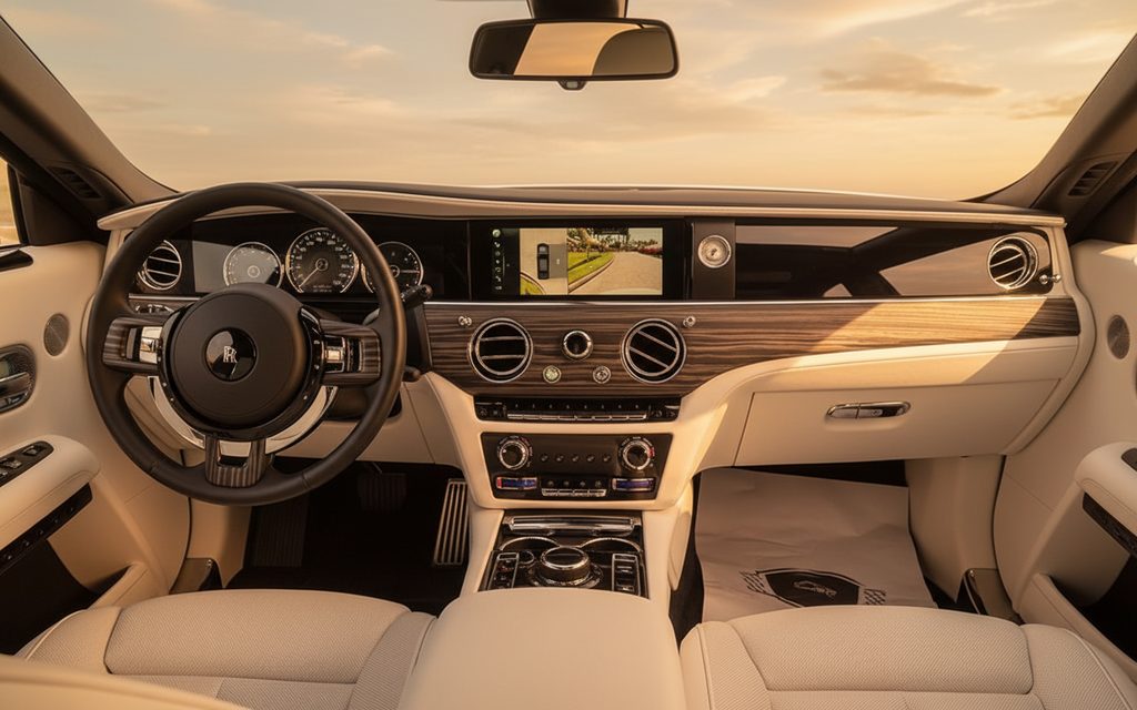 RollsRoyce Ghost 2021 dashboard and infotainment