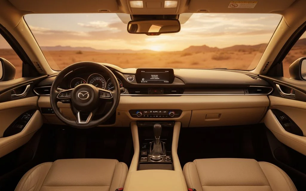 Mazda 6 2021 dashboard and infotainment