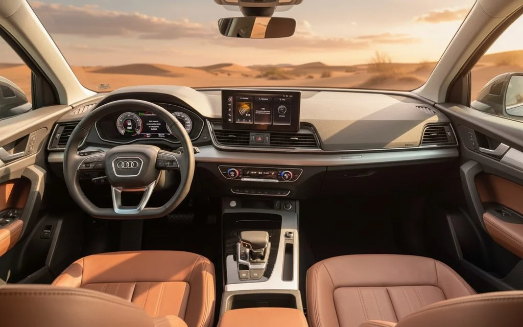 Audi Q5 2024 dashboard and infotainment