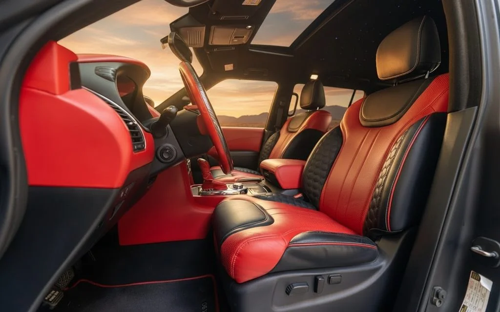 Nissan Patrol 2025 leather seats and cabin