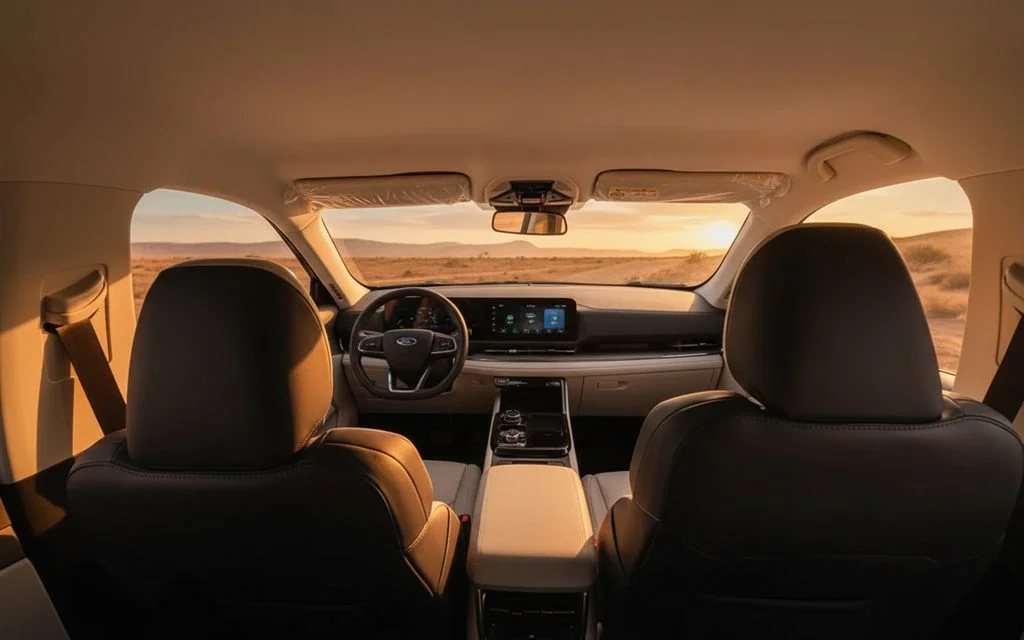 Ford Territory 2024 interior view showing trim
