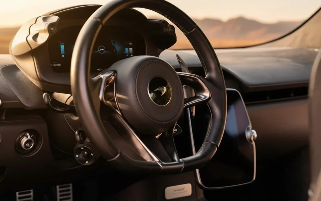 Mclaren Artura 2025 dashboard and infotainment