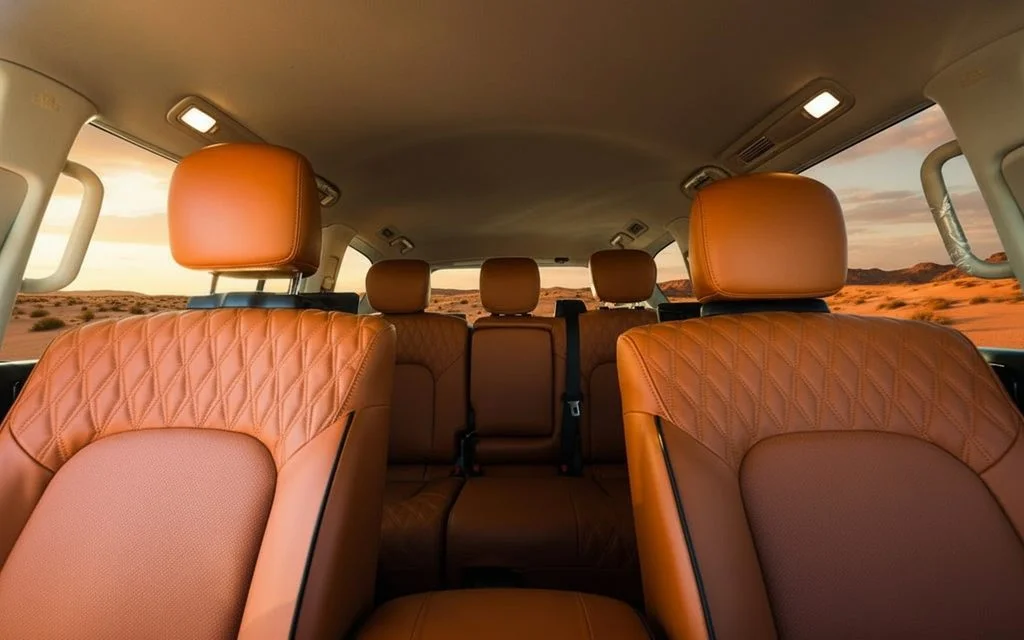 Nissan Patrol 2022 leather seats and cabin