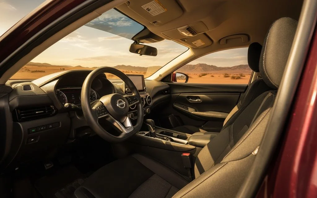Nissan Sentra 2024 interior view showing trim