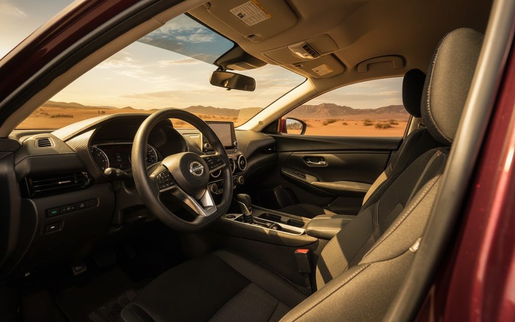 Nissan Sentra 2024 interior view showing trim