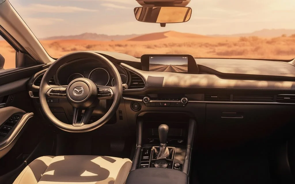 Mazda 3 2025 dashboard and infotainment