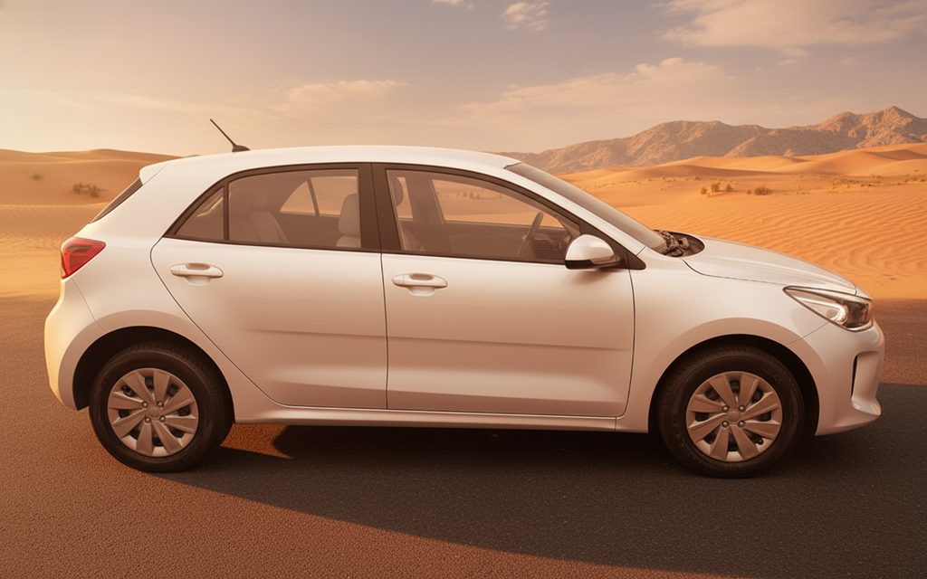 Kia Rio 2020 Silver side profile