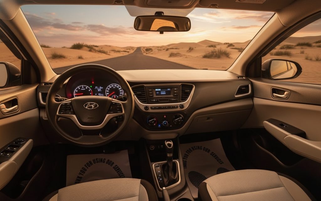 Hyundai Accent 2020 dashboard and infotainment