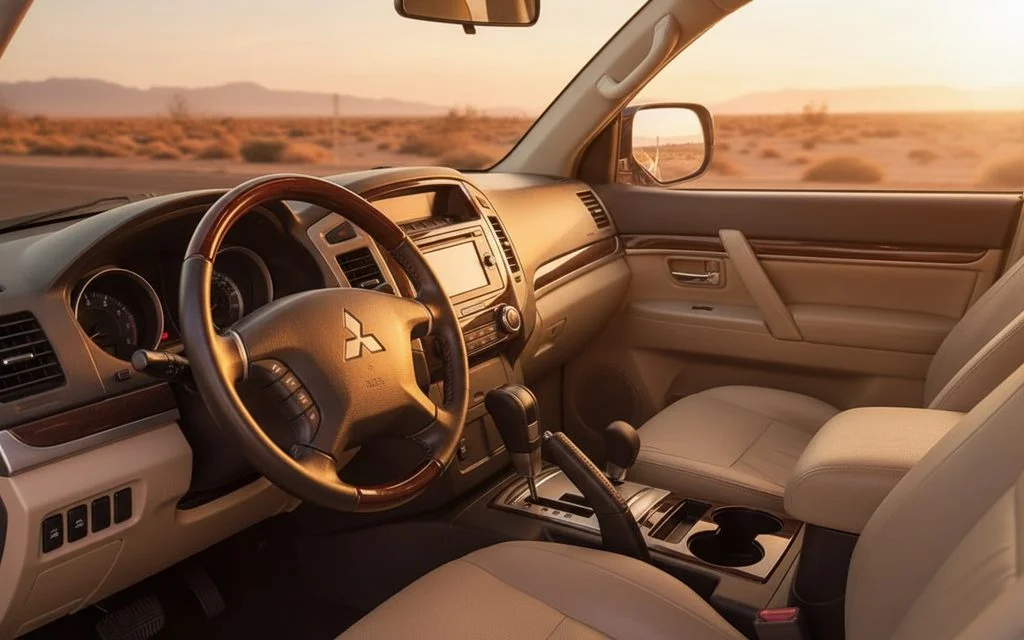 Mitsubishi Pajero 2020 interior view showing trim