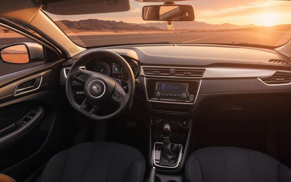 Mg 5 2020 interior view showing trim