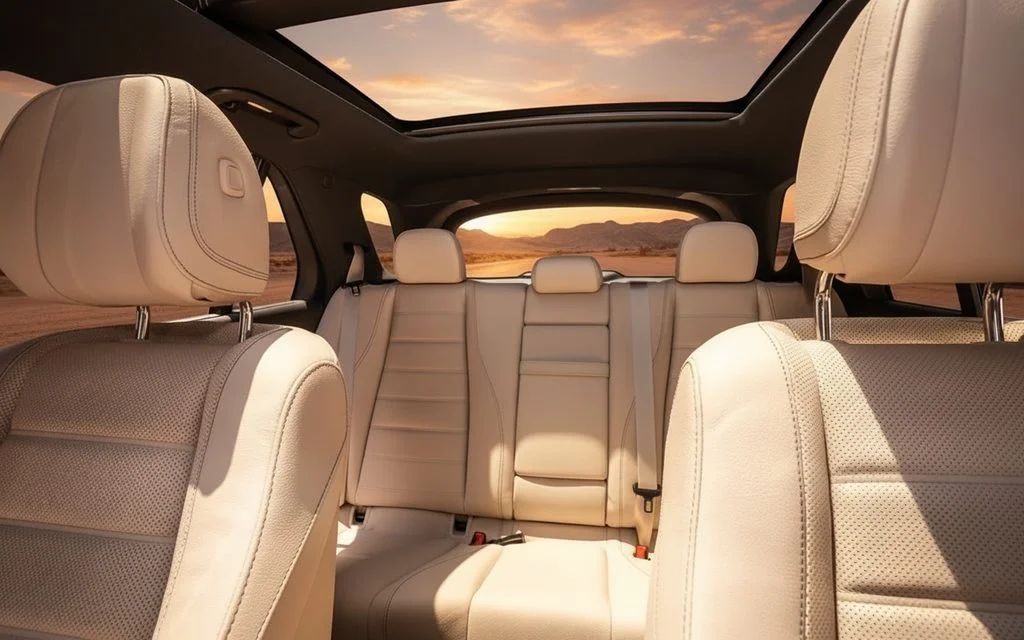 Mercedes Gle450 2022 leather seats and cabin