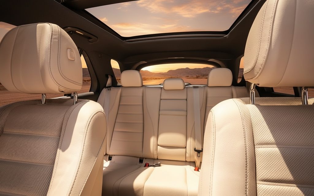 Mercedes Gle450 2022 leather seats and cabin