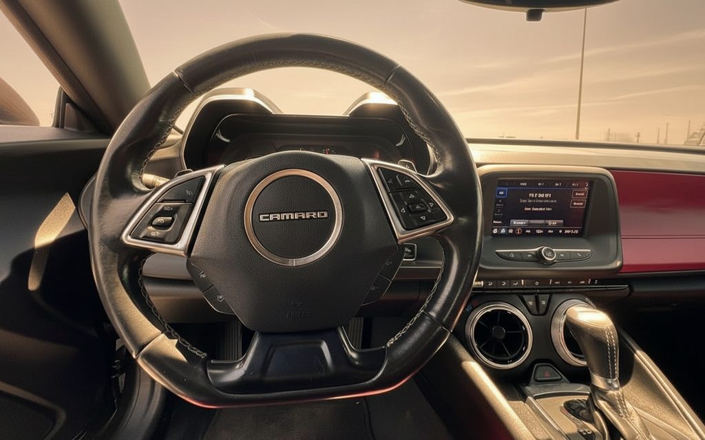 Chevrolet Camaro 2020 interior view showing trim