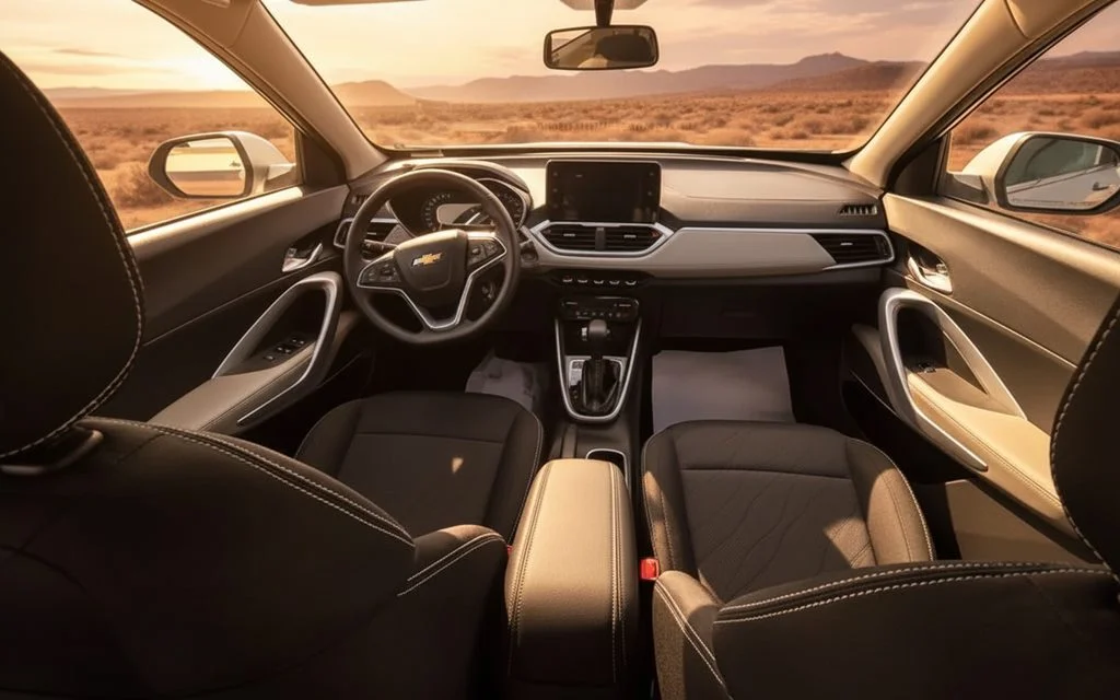 Chevrolet Groove 2025 interior view showing trim