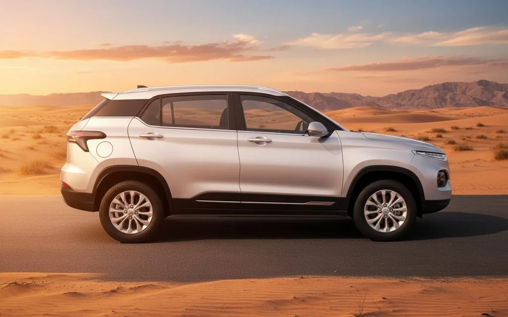 Chevrolet Groove 2025 Silver side profile