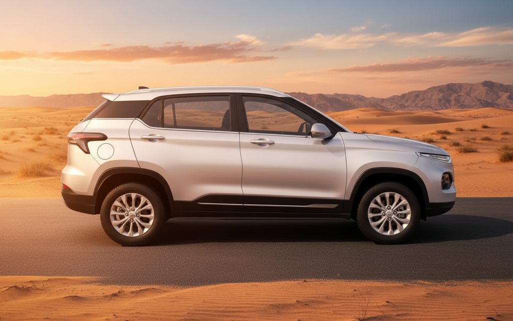 Chevrolet Groove 2025 Silver side profile