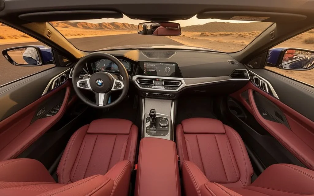 Bmw 420 2023 dashboard and infotainment