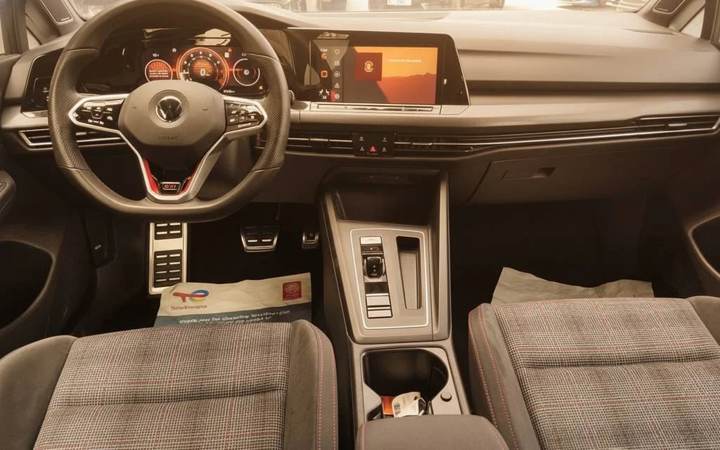 Volkswagen Golf 2022 dashboard and infotainment