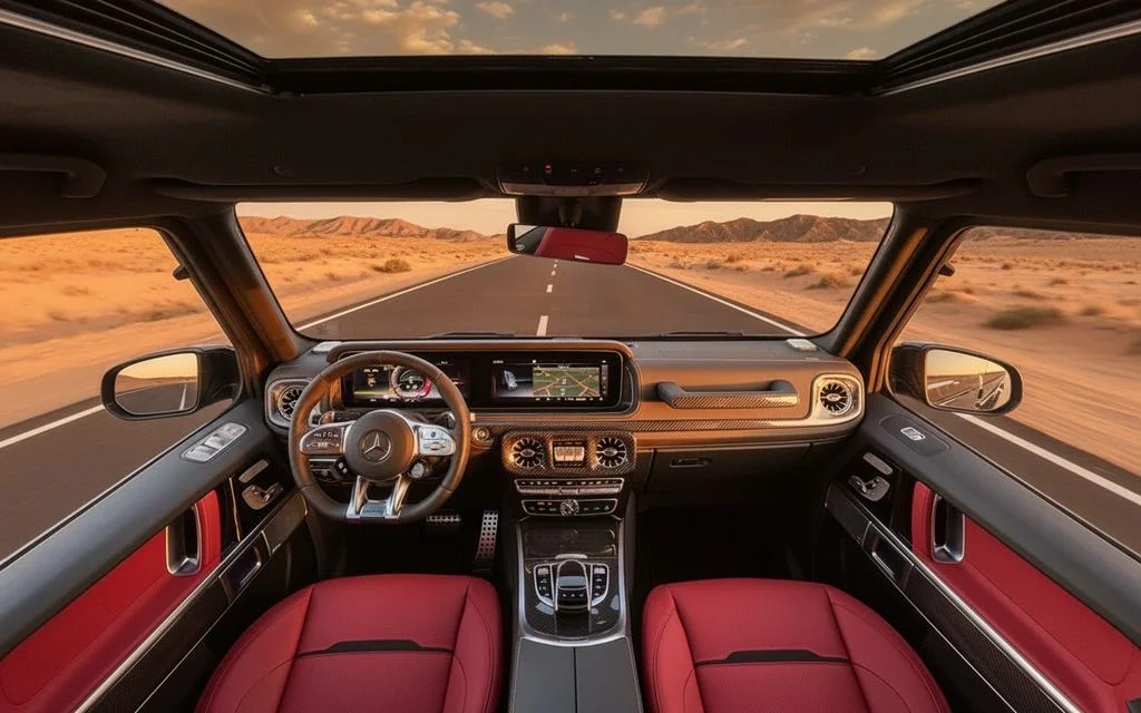 Mercedes G63 2024 dashboard and infotainment