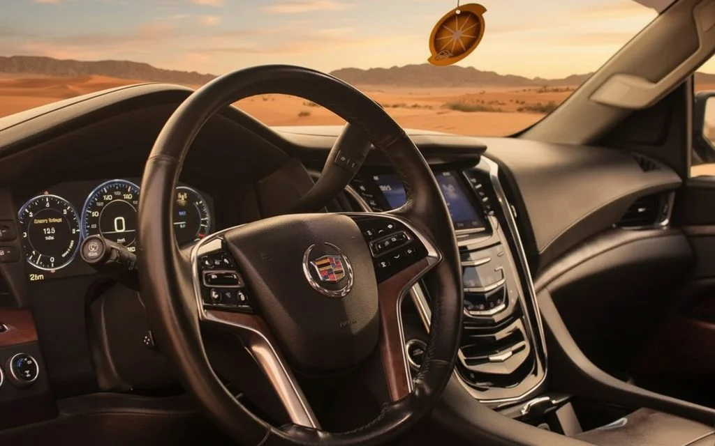 Cadillac Escalade 2025 interior view showing trim