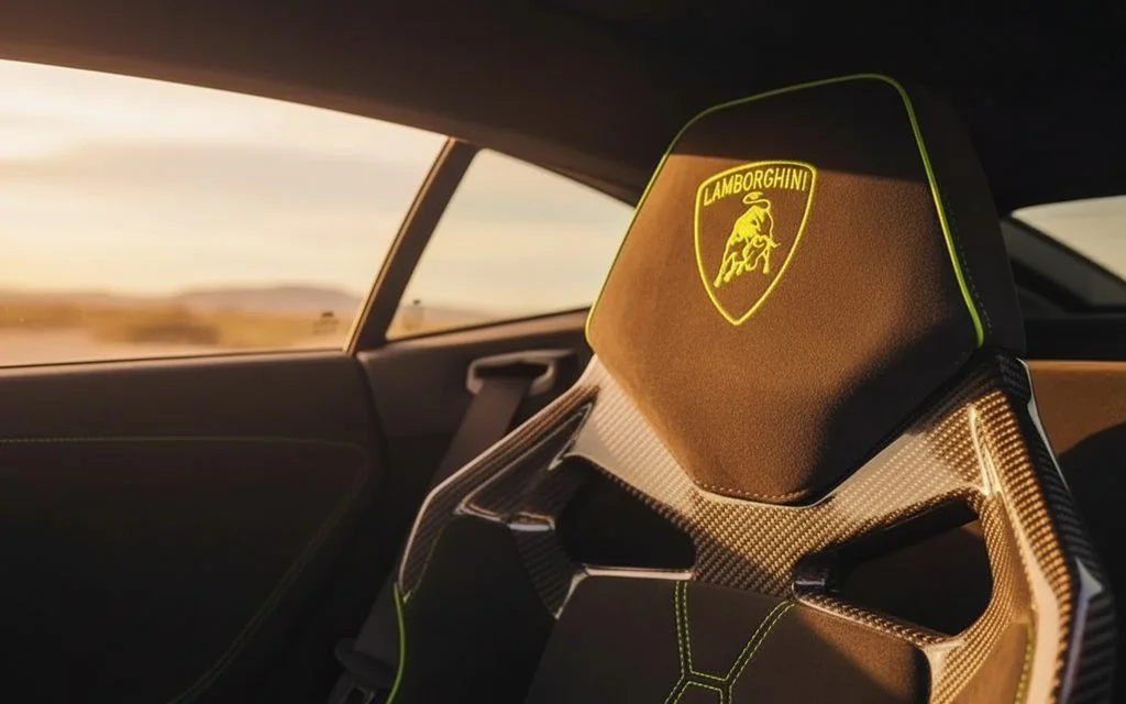 Lamborghini Huracan 2022 leather seats and cabin
