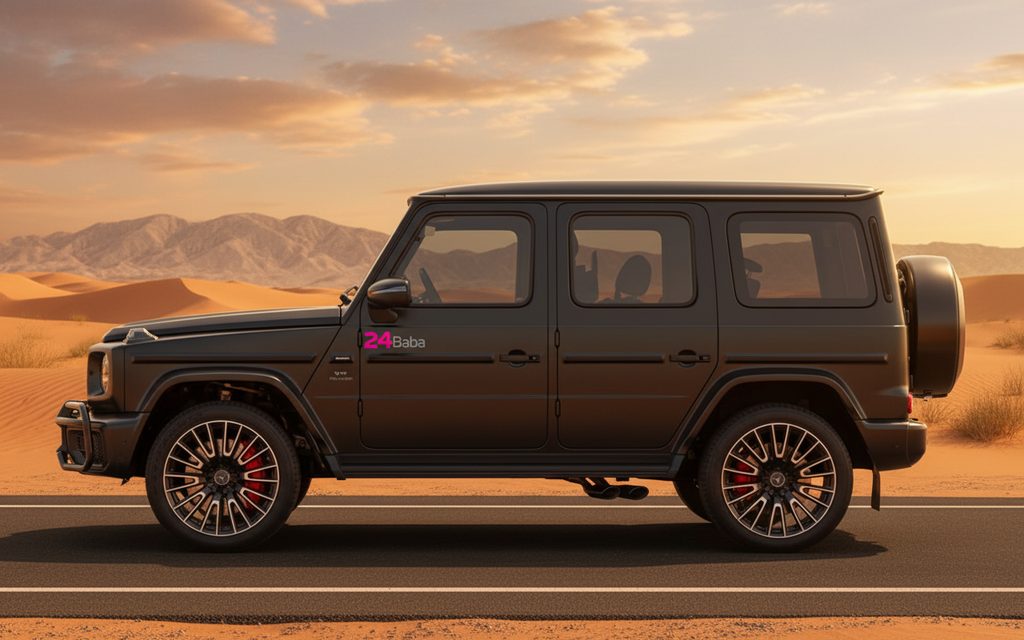 Mercedes G63 2025 Black side profile