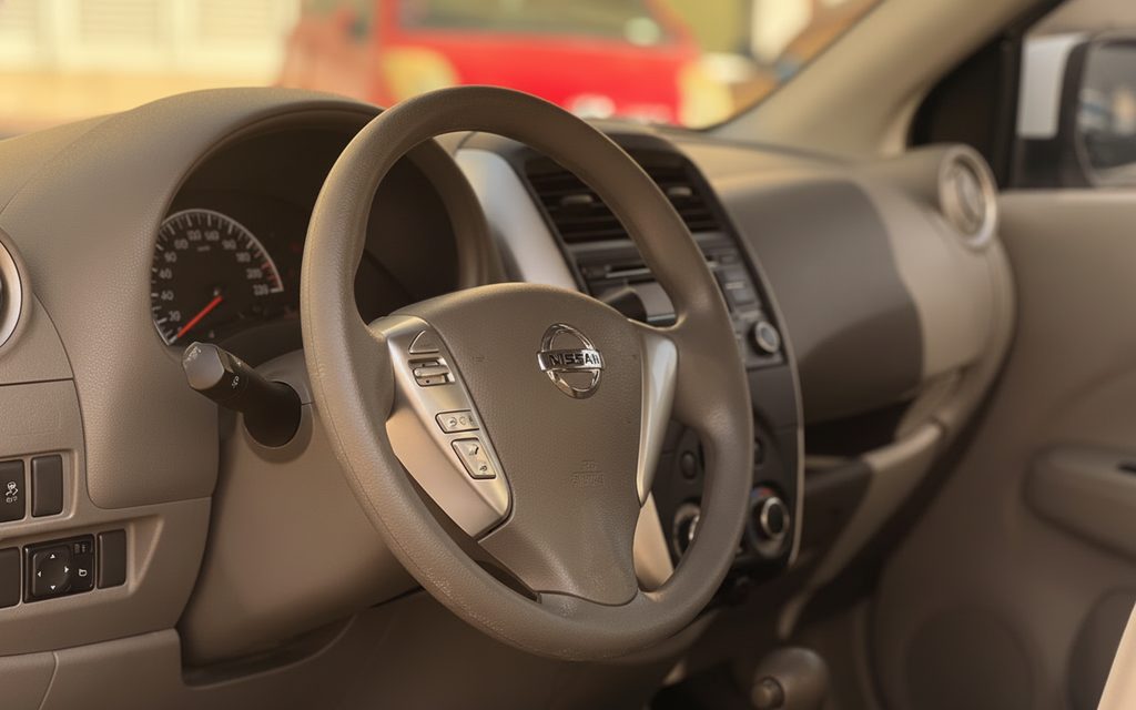 Nissan Sunny 2020 interior view showing trim