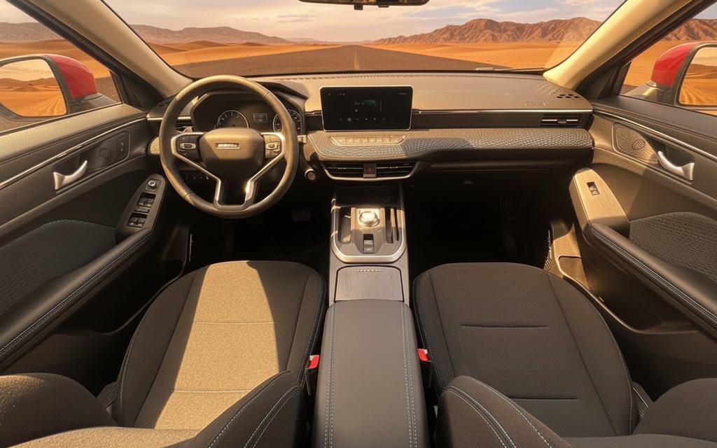 Haval Jolion 2023 dashboard and infotainment
