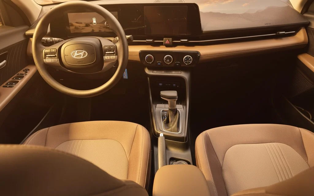 Hyundai Accent 2024 dashboard and infotainment