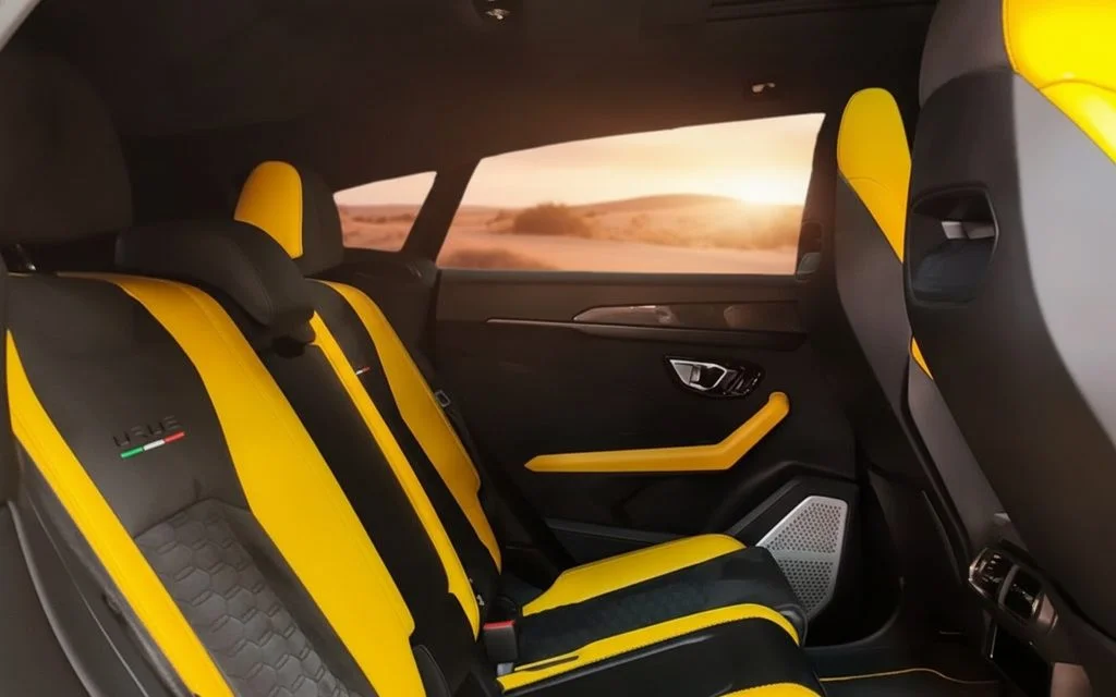 Lamborghini Urus 2022 leather seats and cabin