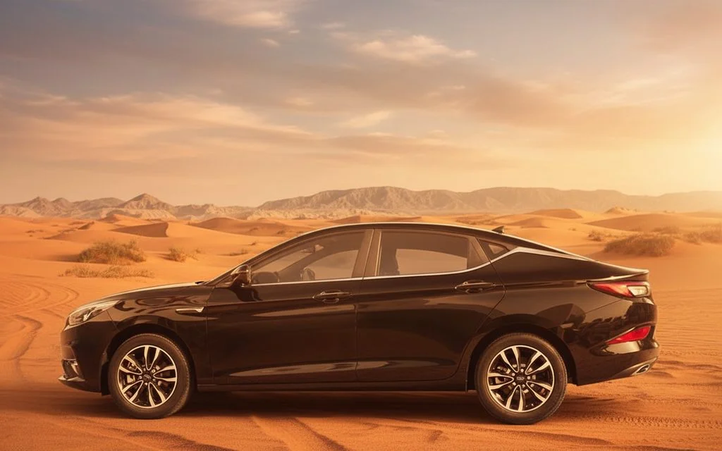 Jac J7 2024 Black side profile