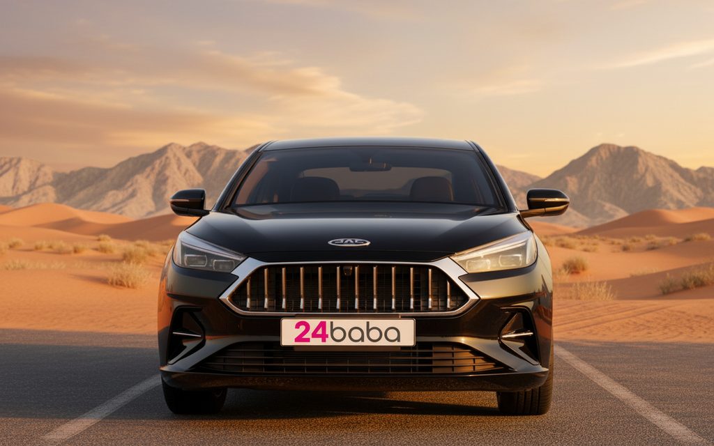 Jac J7 2024 Black front view with headlights