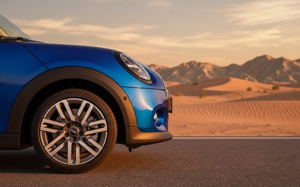 Mini Cooper 2025 alloy wheel close up