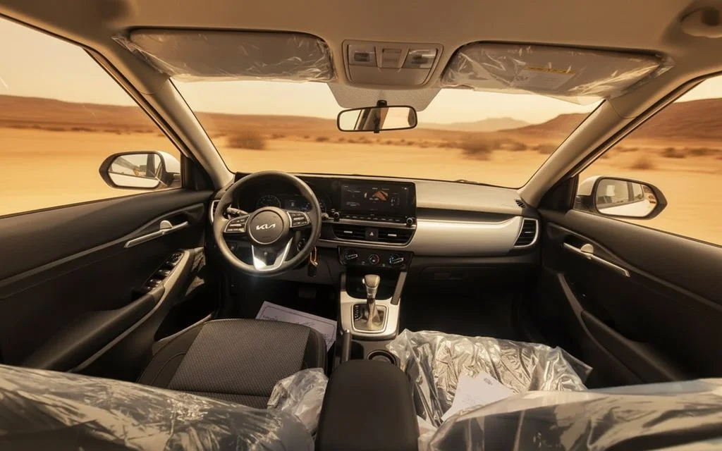 Kia Seltos 2023 interior view showing trim