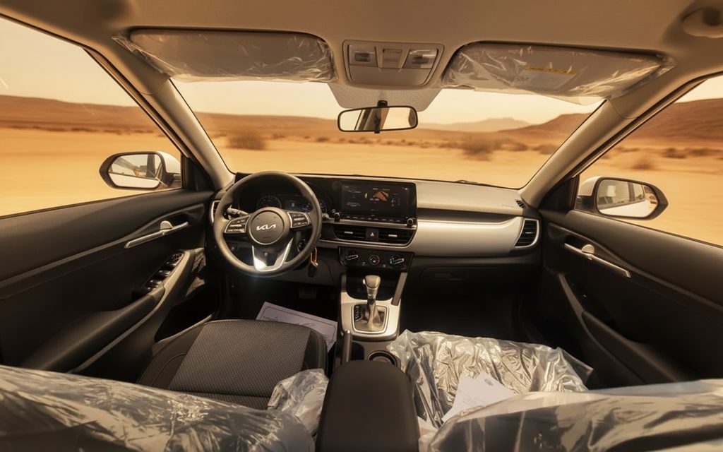 Kia Seltos 2023 interior view showing trim