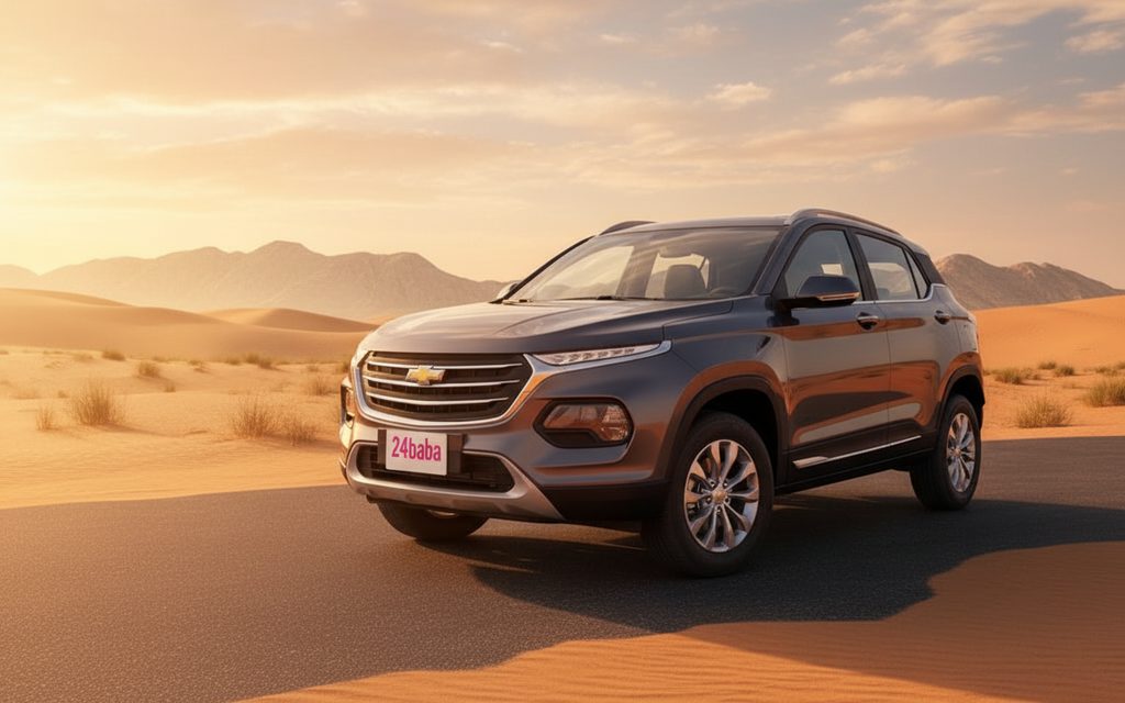 Chevrolet Groove 2025 Grey front view with headlights