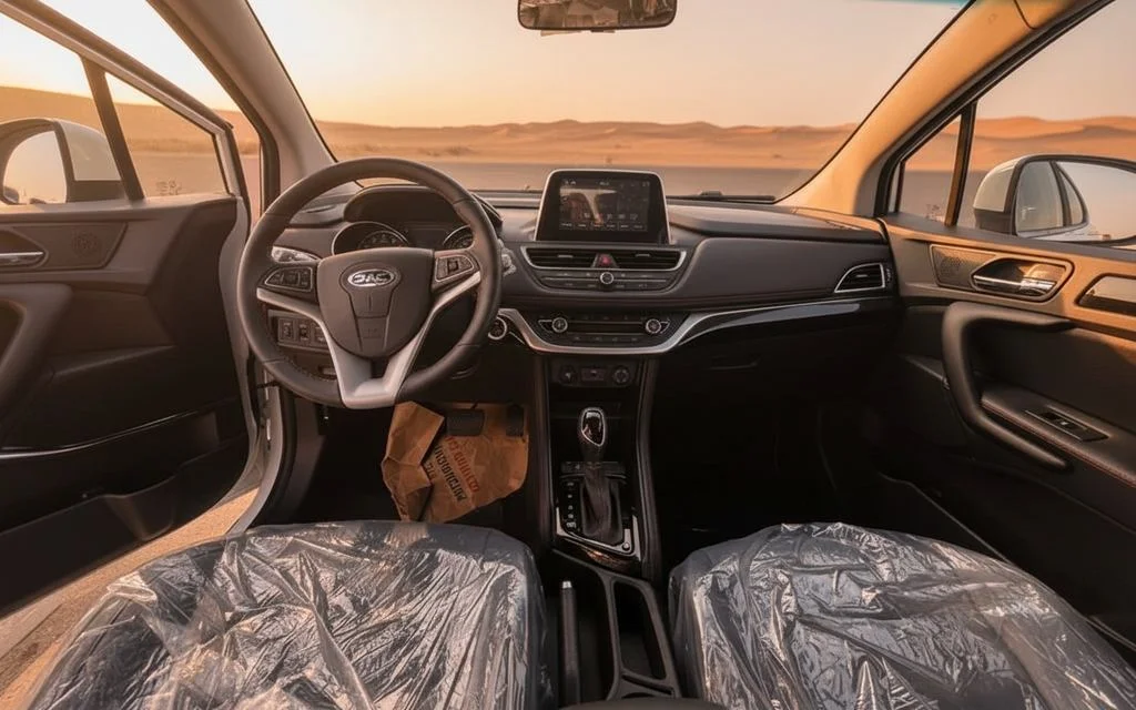 Jac S3 2023 interior view showing trim